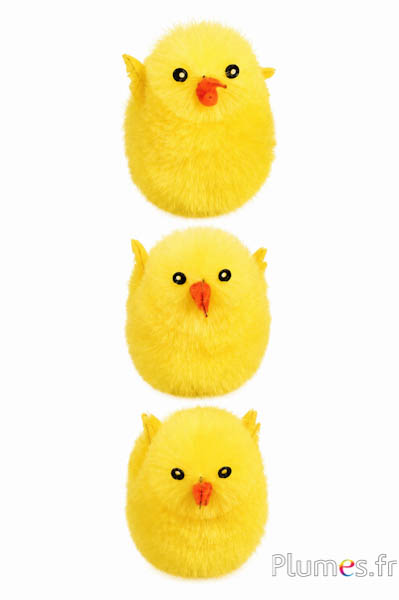 Pulcini decorativi - 6 x 4 cm - giallo
